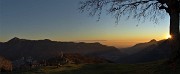 77 Tramonto da Zergnone di Zogno sul Canto Alto il giorno prima